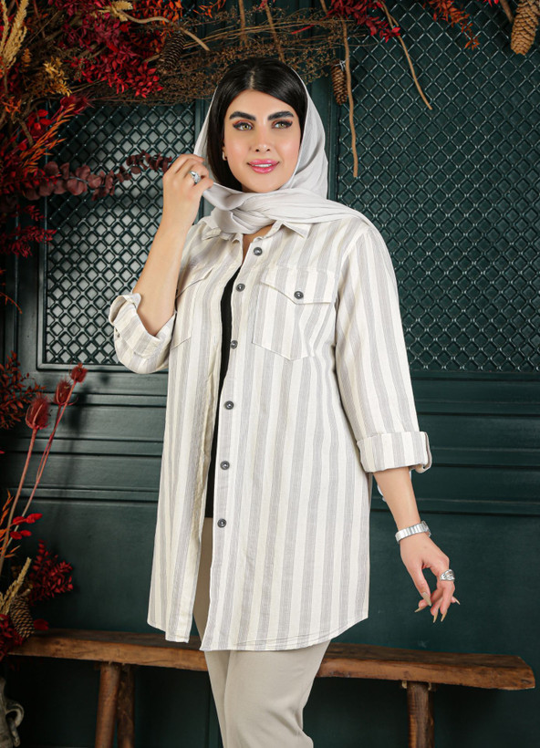 شومیز جیب دار تابستانی